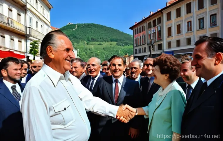 유고슬라비아 시대 정치인 요시프 브로즈 티토 - **Prompt 2: Tito, Architect of the Non-Aligned Movement**
A distinguished Josip Broz Tito, in hi... 유고슬라비아 시대 정치인 요시프 브로즈 티토 - **Prompt 2: Tito, Architect of the Non-Aligned Movement**
A distinguished Josip Broz Tito, in hi...